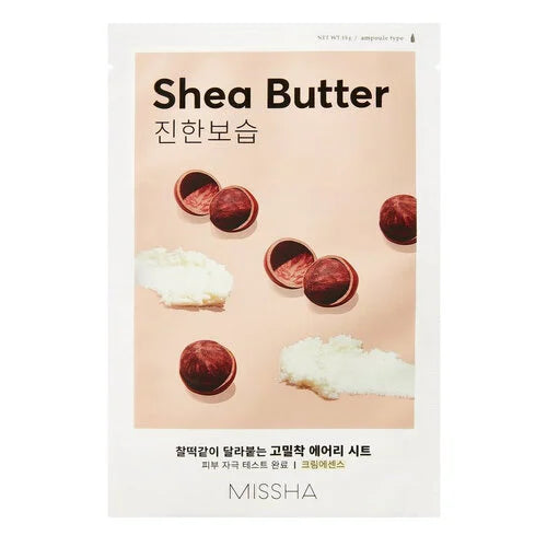 Missha Airy Fit Shea Butter Sheet Mask Moisturizing Face Mask - Skinn K.