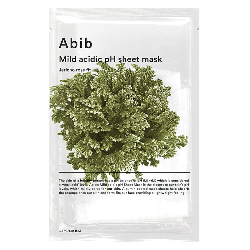 Abib Mild Acidic pH Sheet Mask Jericho Rose