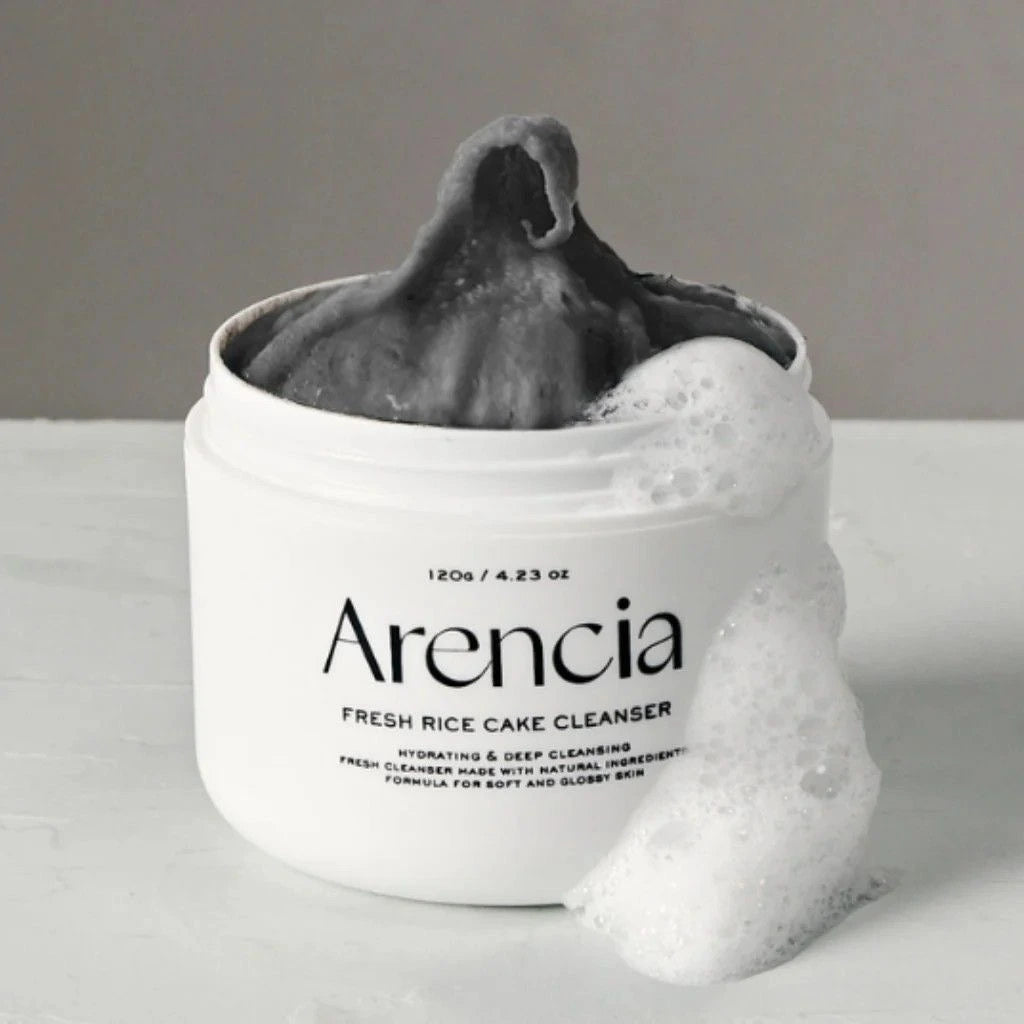 Arencia Black Tea Rice Mochi Cleanser