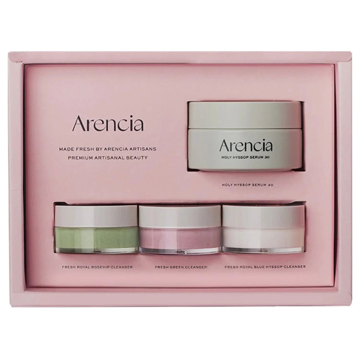 Arencia Kit 4 pièces – Routine Complète Nettoyants & Sérum
