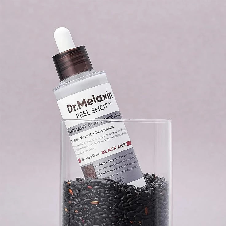 Dr Melaxin Peel Shot Exfoliating Black Rice Ampoule