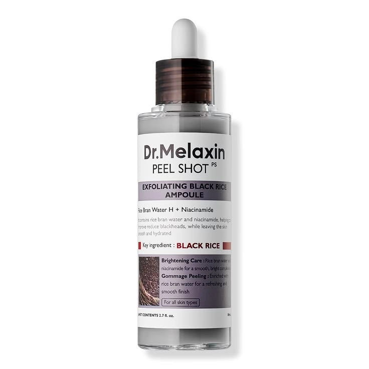 Dr Melaxin Peel Shot Exfoliating Black Rice Ampoule