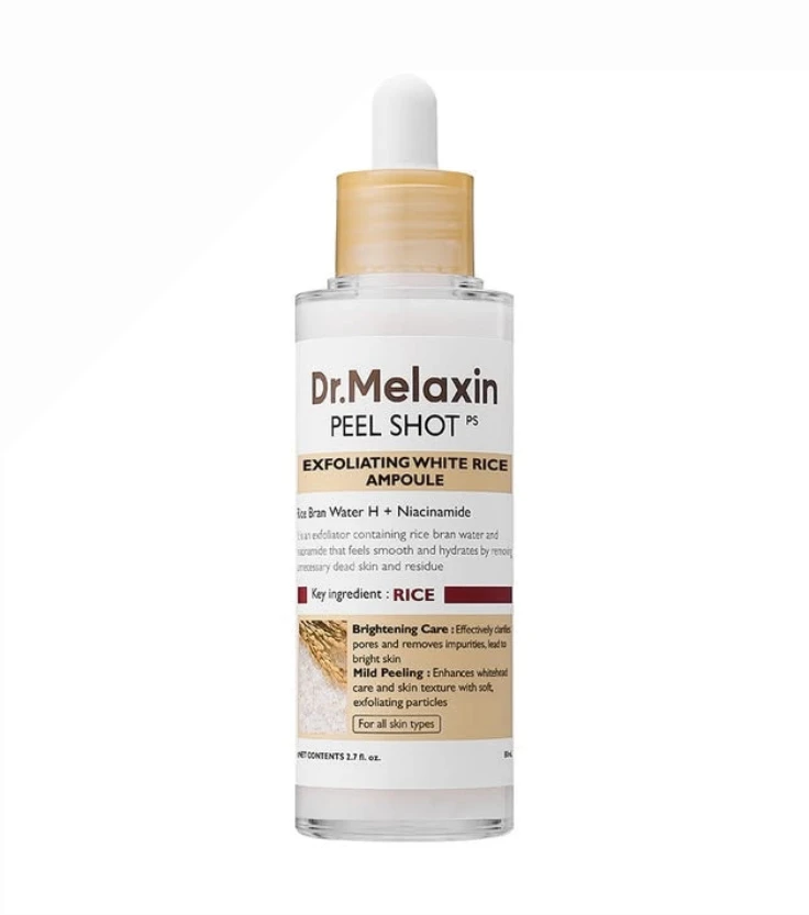 Dr Melaxin Peel Shot Exfoliërende Zwarte Rijst Ampul