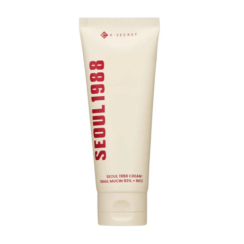 K-Secret Seoul 1988 Cream with 93% Snail Slime and Rice - Skinn K.