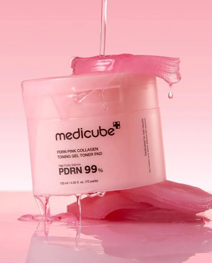Medicube PDRN Pink Collagen Toning Gel Toner Pad