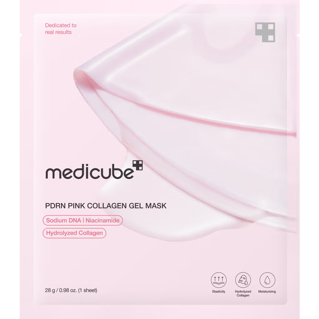 Medicube roze collageengelmasker