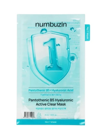 Numbuzin No.1 Pantothenic B5 Hyaluronic Active Clear Mask