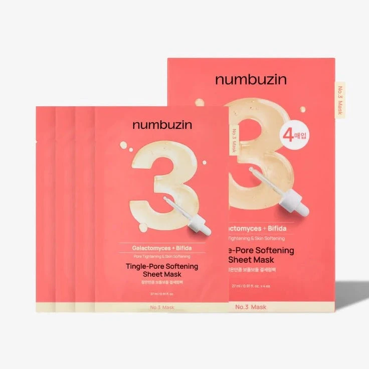 Numbuzin No3 Tingle Pore Softening Sheet Mask