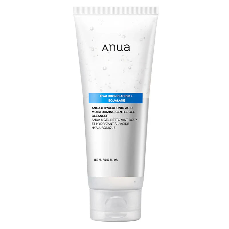 Anua 8 Hyaluronic Acid Moisturizing Gentle Gel Cleanser - Skinn K.