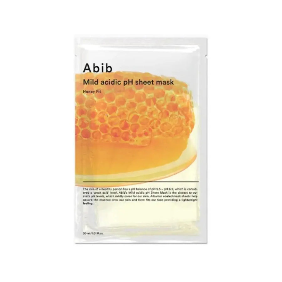 Abib Mild Acidic Ph Sheet Mask Honey Fit - Skinn K.