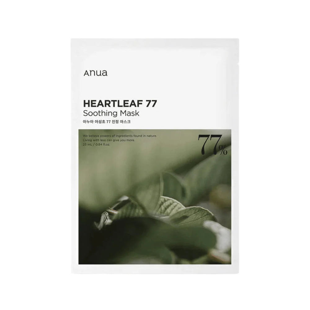 Anua Heartleaf 77% Soothing Sheet Mask - Skinn K.
