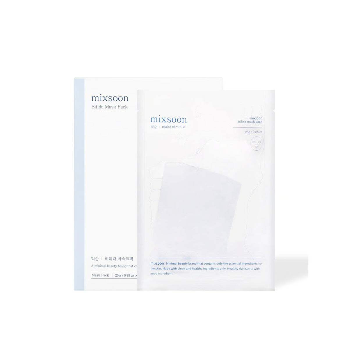 Mixsoon Bifida Mask Pack Facial Mask Sheet - Skinn K.