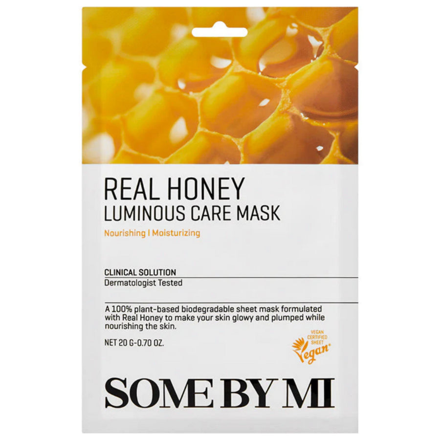 Some By Mi Daily Solution Honey Luminous Care Face Mask - Skinn K.
