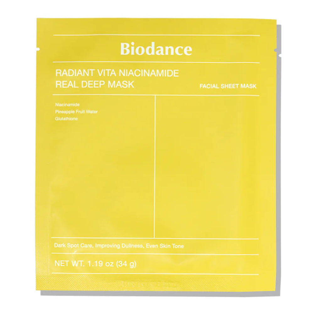 Biodance Radiant Vita Niacinamide Real Deep Mask - Skinn K.