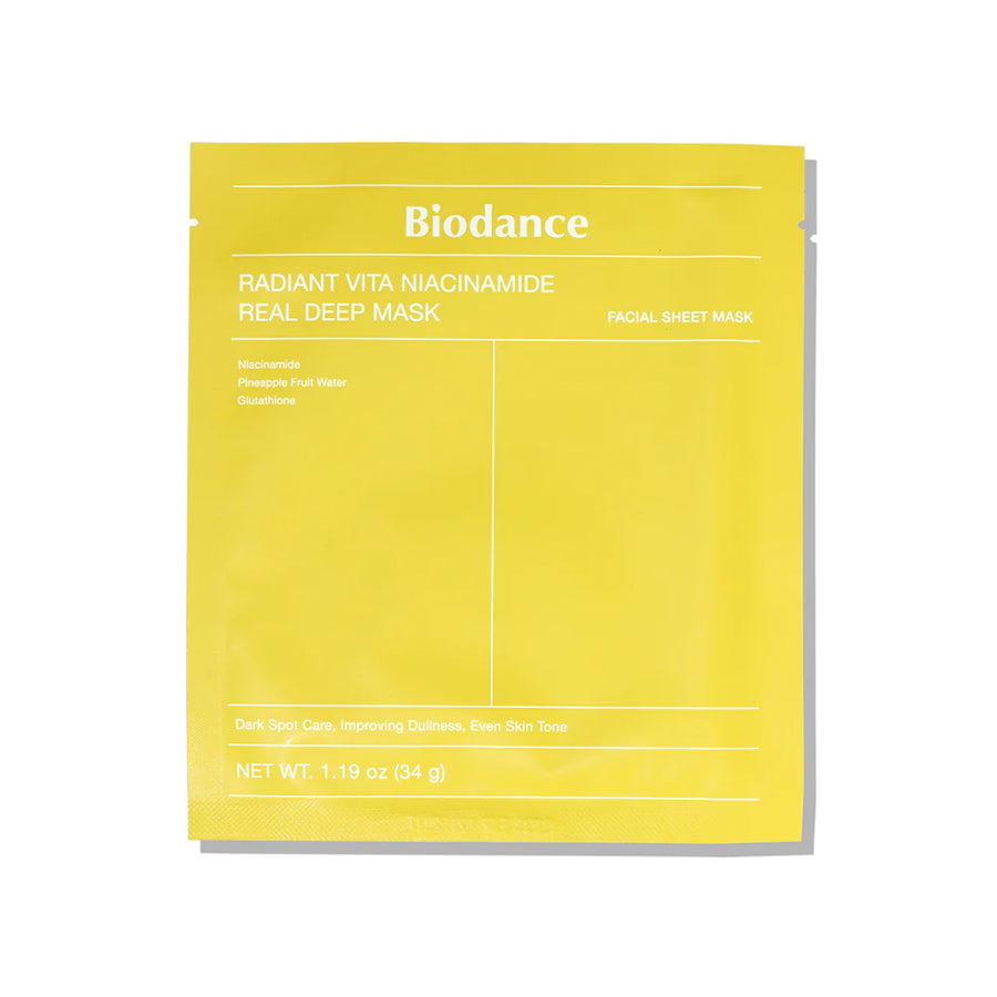 Biodance Radiant Vita Niacinamide Real Deep Mask - Skinn K.