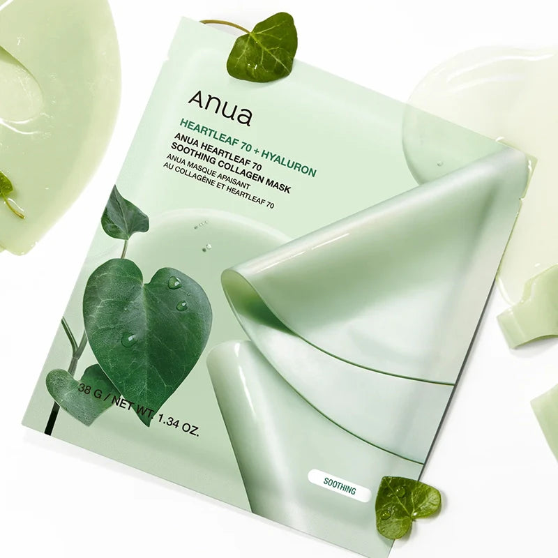 Anua Heartleaf 70 Soothing Collagen Mask - Skinn K.