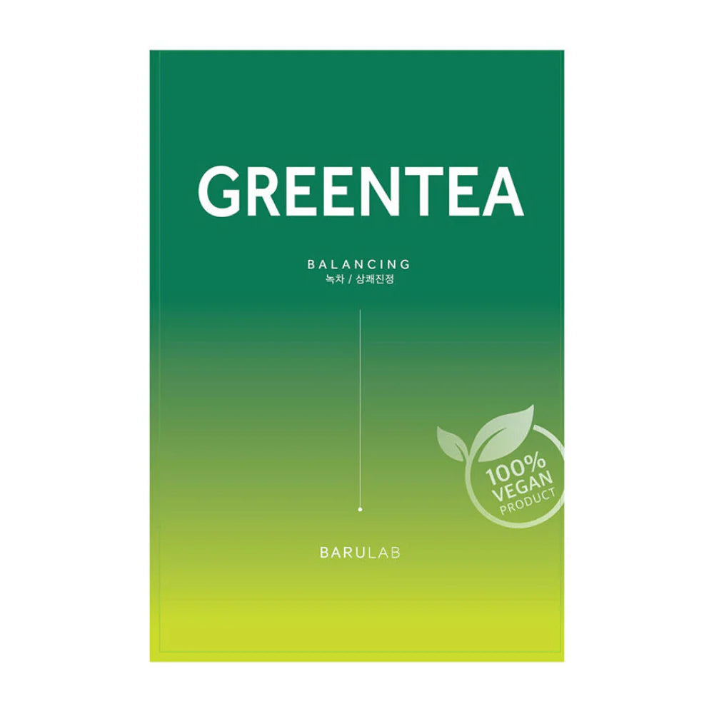 Barulab The Clean Vegan Greentea-bladmasker
