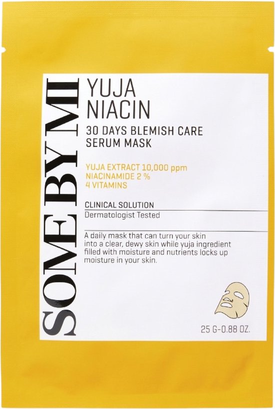 Some By Mi Yuja Niacin Brightening Sheet Mask - Skinn K.