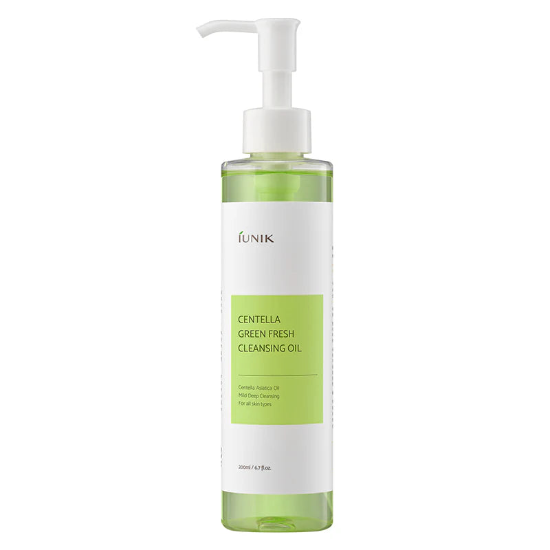 Iunik Centella Green Fresh Cleansing Oil - Skinn K.