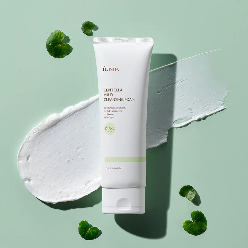 Iunik Centella Mild Cleansing Foam - Skinn K.