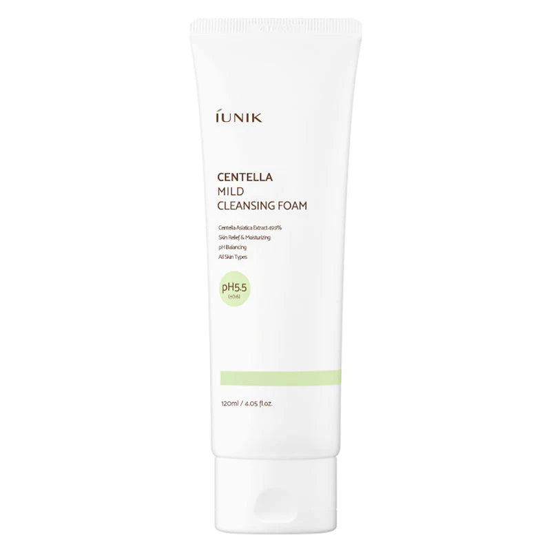 Iunik Centella Mild Cleansing Foam - Skinn K.