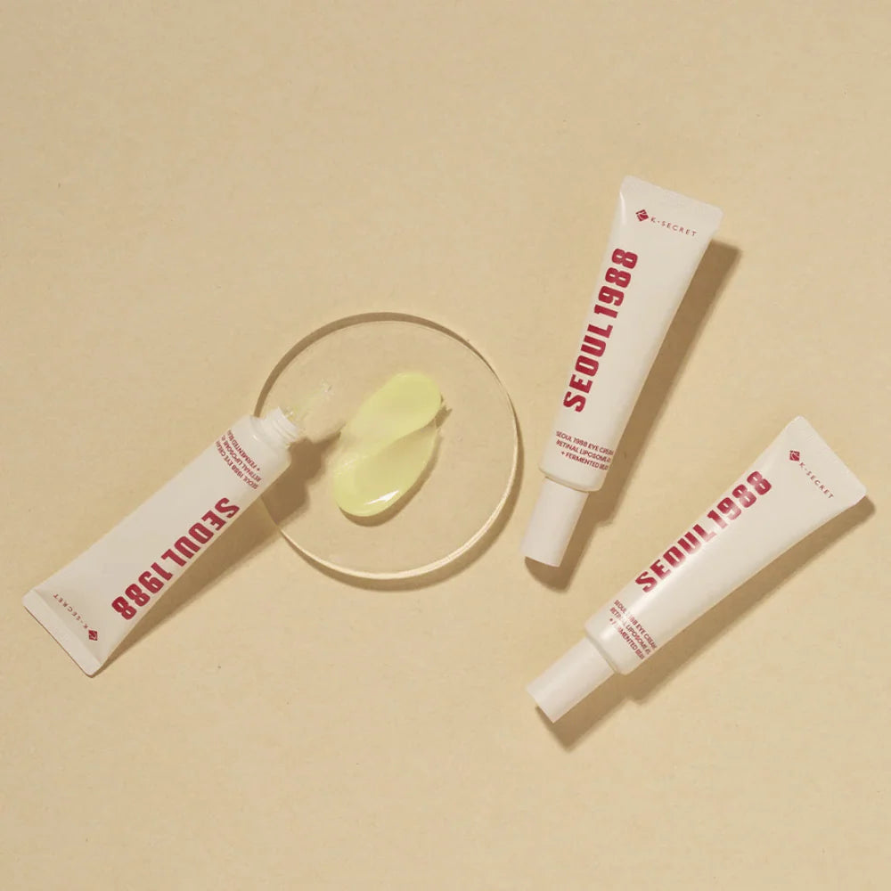 Ksecret SEOUL 1988 Eye Cream : Retinal Liposome 4% + Fermented Bean - Skinn K.