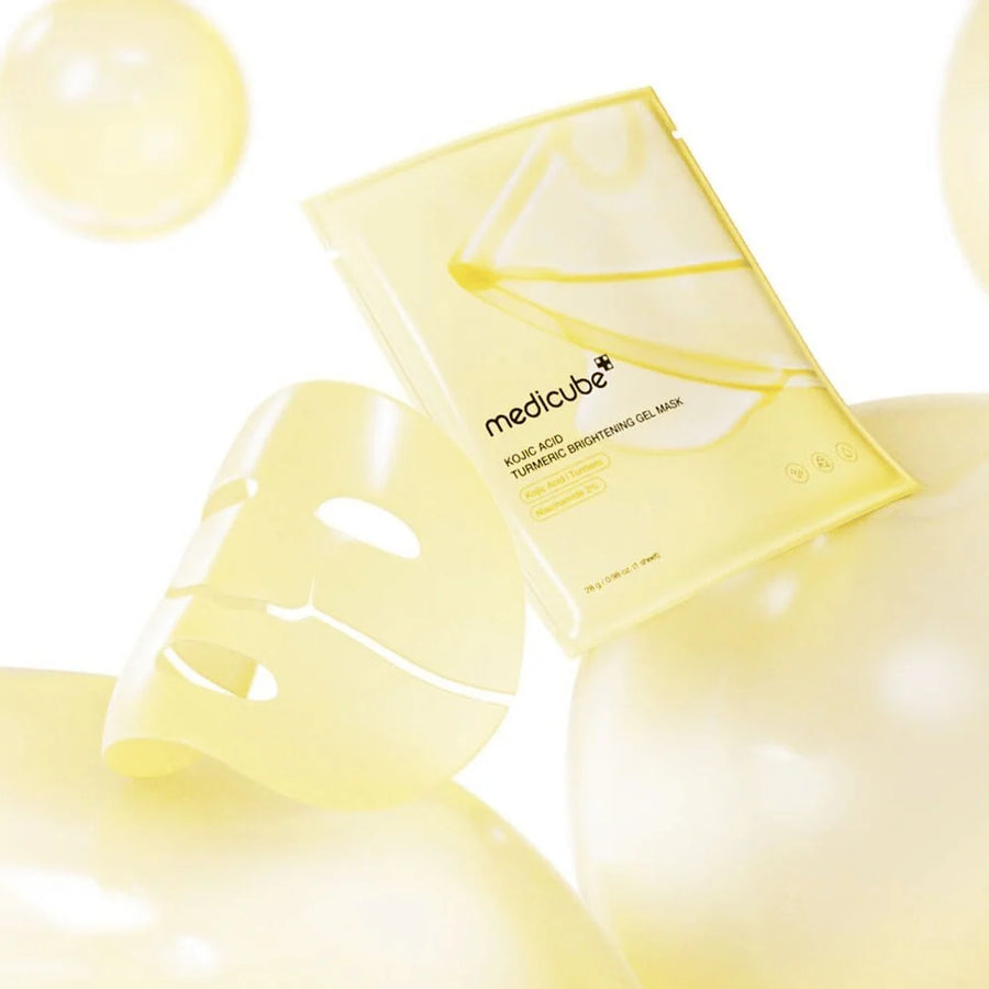 Medicube Kojic Acid Turmeric Brightening Gel Mask - Skinn K.