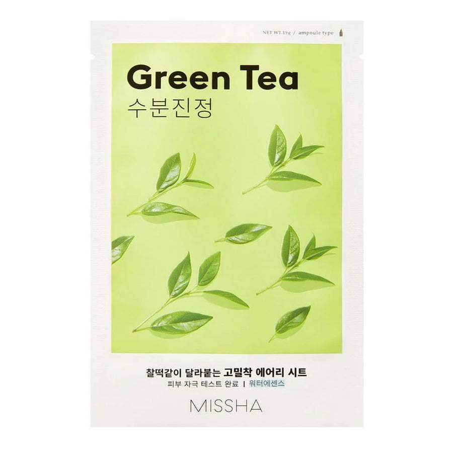 Missha Airy Fit Green Tea Sheet Mask - Skinn K.