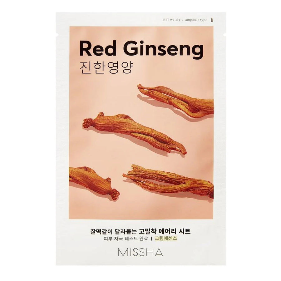Missha Nourishing Sheet Mask Red Ginseng Airy Fit Sheet Mask - Skinn K.