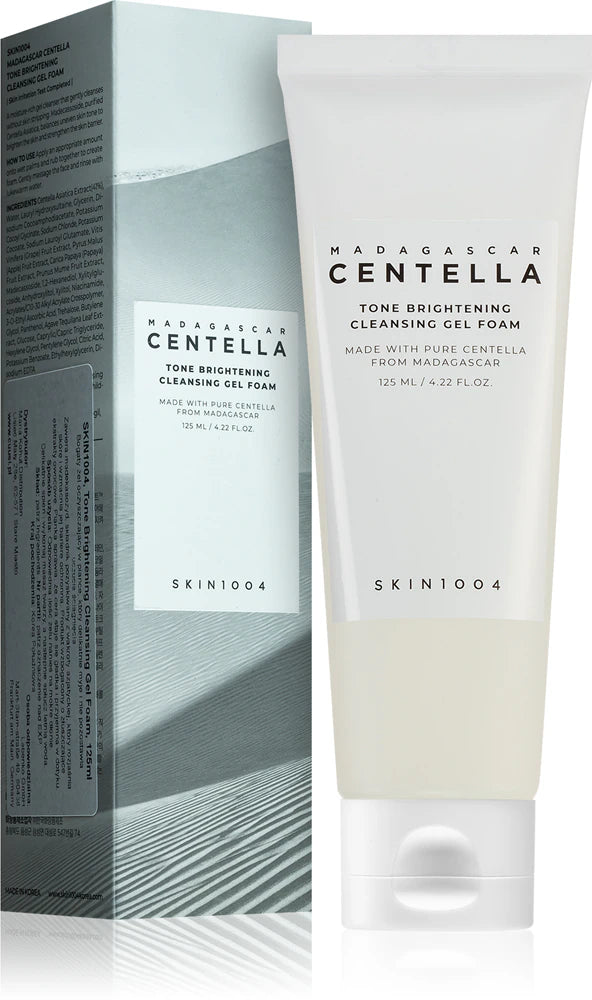 Skin1004 Madagascar Centella Tone Brightening Cleansing Gel Foam - Skinn K.