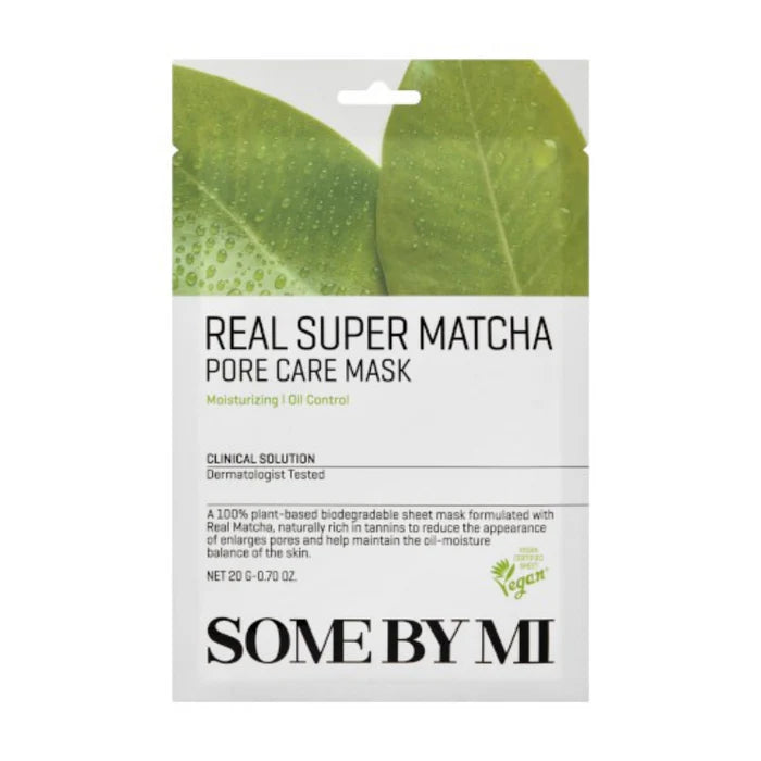 SOMEBYMI Real Mask Real Super Matcha Pore Care Mask - Skinn K.
