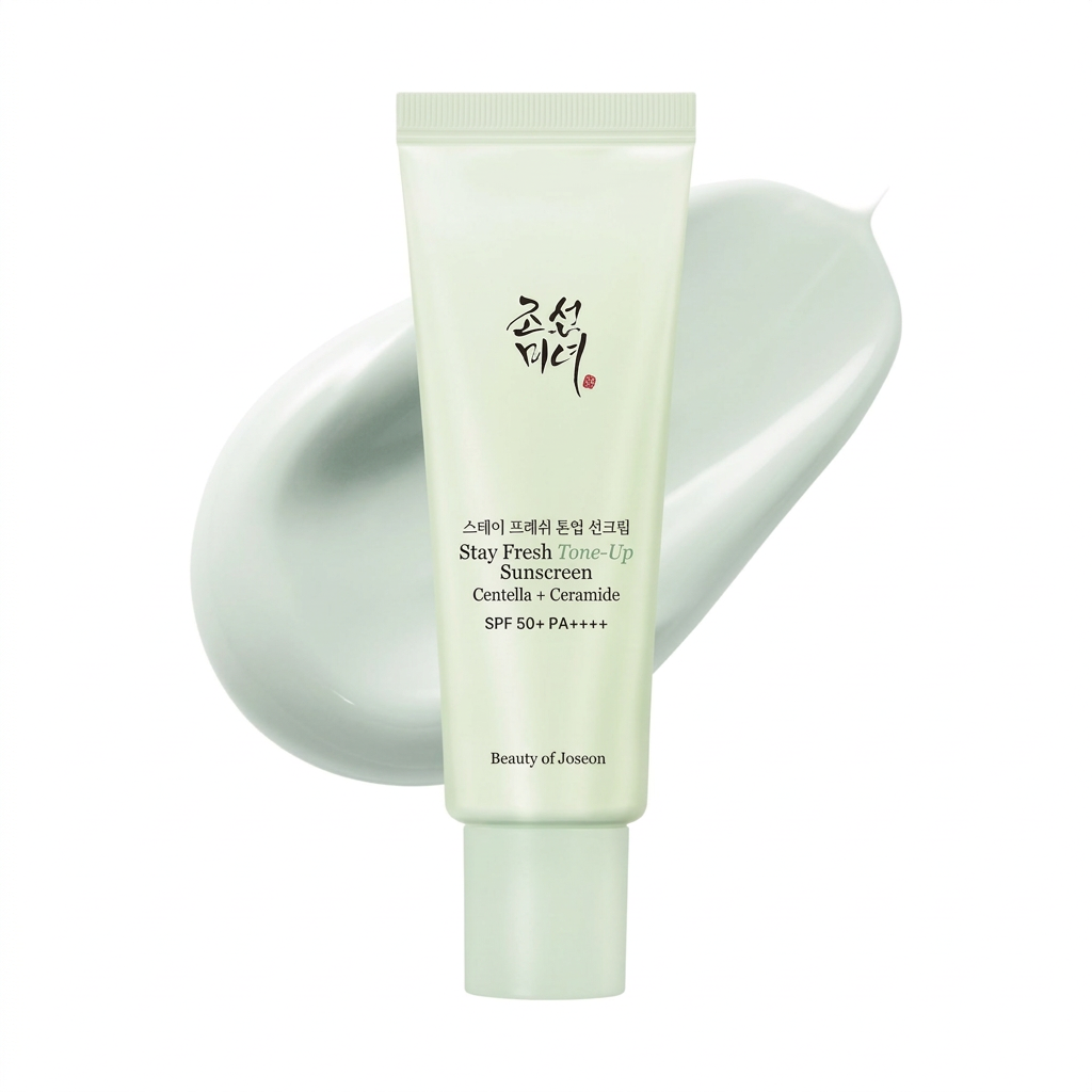 Stay Fresh Tone-Up Sunscreen In Green SPF 50+ PA++++