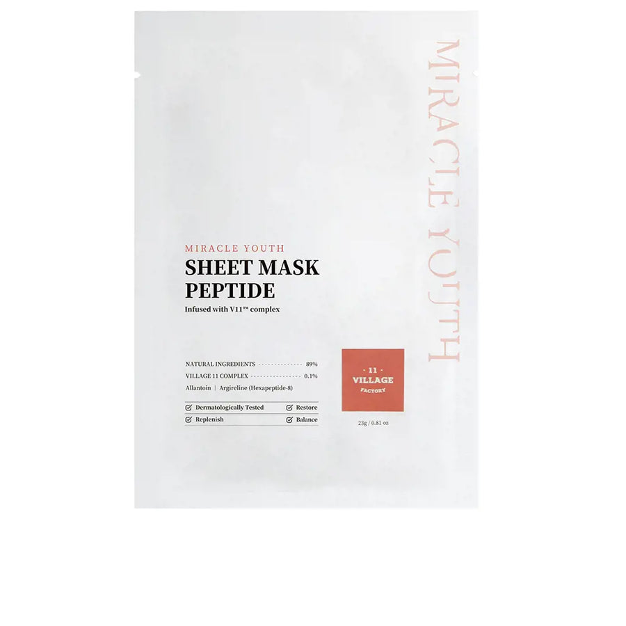 Village 11 Factory Miracle Youth Sheet Mask Peptide - Skinn K.