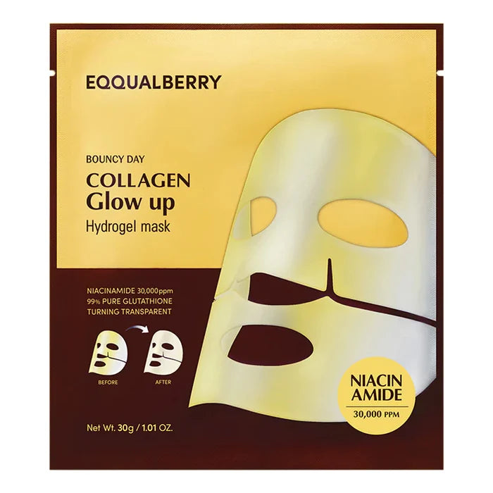 Eqqualberry Collagen Glow Up Hydrogel Mask